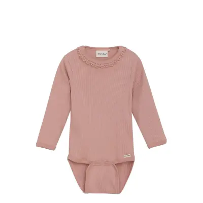 Minymo Body Ls Rib Rosa