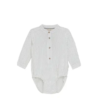 Minymo Body Ls Y/D - White - 80