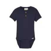 Minymo Body Ss Rib - Navy - 62