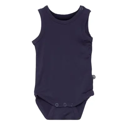 Minymo Body W/O Sleeves - Blue - 74