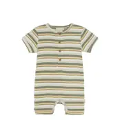 Minymo Suit Ss Y/D Rib - Green - 62