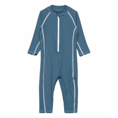 Monaco Suit Swimwear UV Clothing UV Suits Blå Lindberg Sweden