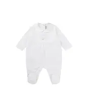 Monogramme Sleepsuit Långärmad Bodysuit Vit Tartine Et Chocolat