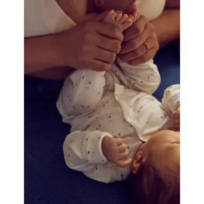 Müsli by Green Cotton Sparkle Bodysuit - White - 44