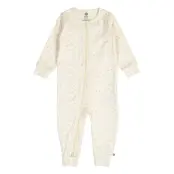 Müsli by Green Cotton Spring Zip Bodysuit - Cream - 56