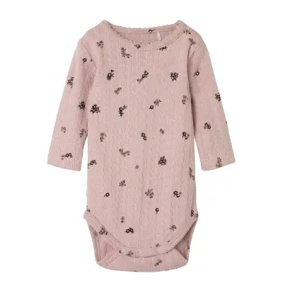 name it Nbflower Ls Body - Pink - 74