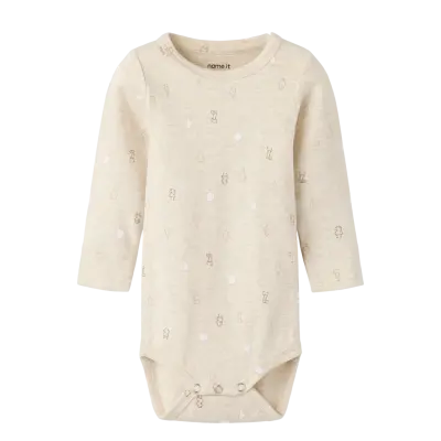 name it Nbflydianna Ls Xsl Body - Beige - 62