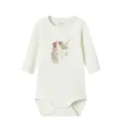 name it Nbfnicorn Ls Body Box - White - 80
