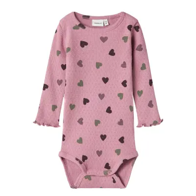 name it Nbfnitte R  Ls Body - Pink - 68