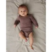 name it Nbfwang Wool Needle Ls Body Solid Noos - Pink - 62