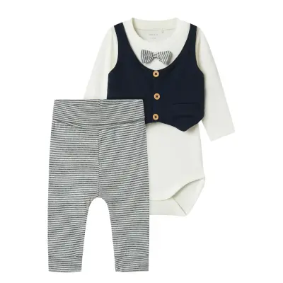 Name It Nbmadam Ls Body Set Noos Multi/patterned