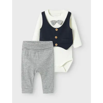 name it Nbmadam Ls Body Set Noos - Multi/patterned - 50
