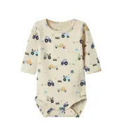 name it Nbmbassen Ls Body - Beige - 50