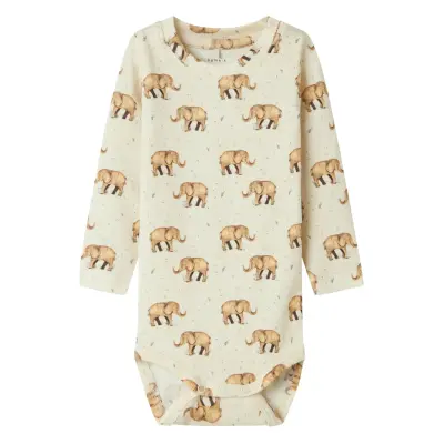 name it Nbmbobby M Ls Body - Cream - 56