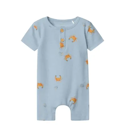 name it Nbmfabio Sunsuit - Blue - 68
