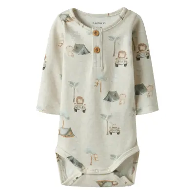 name it Nbmhelp M Ls Body - Grey - 50