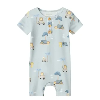 name it Nbmhelp M Sunsuit - Blue - 68