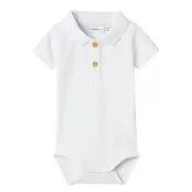 name it Nbmhofman Ss Polo Body - White - 56