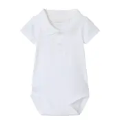 name it Nbmholger Ss Polo Body - White - 50