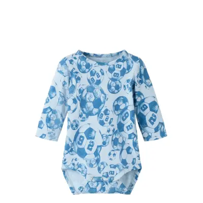 name it Nbmhootball Ls Xsl Body - Blue - 86