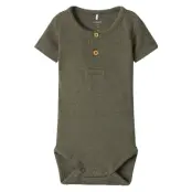 name it Nbmkab Ss Body Noos - Khaki green - 50