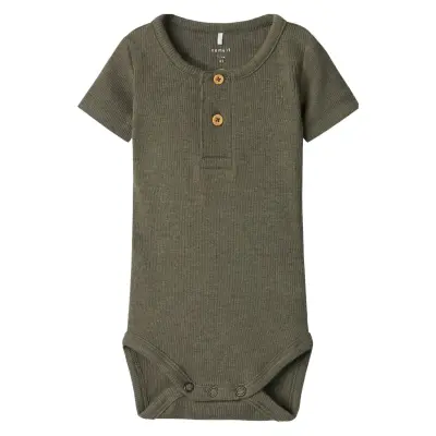 name it Nbmkab Ss Body Noos - Khaki green - 50