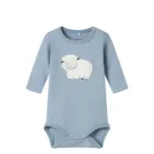 name it Nbmlamb Ls Body Box - Blue - 80
