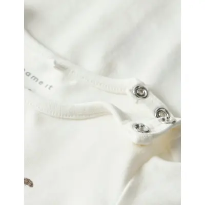 name it Nbmlamb Ls Body Box - White - 80