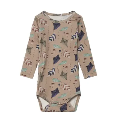 name it Nbmnathon M Ls Body - Beige - 50