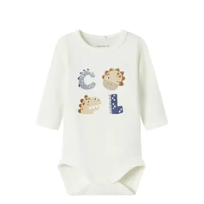 name it Nbmnuts Ls Body Box - Cream - 74