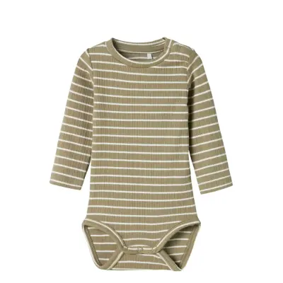 name it Nbmoconnor Ls Body - Khaki green - 62