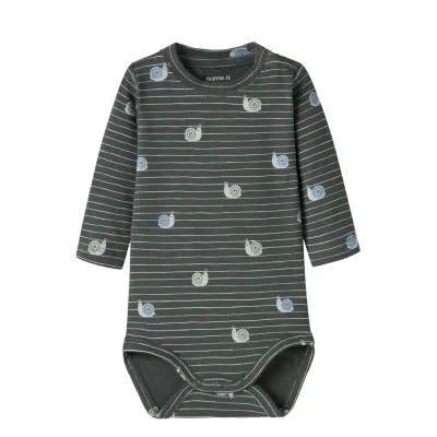 name it Nbmvroels Ls Body Box - Grey - 68