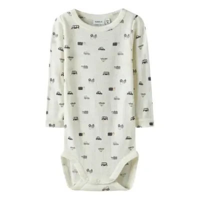 name it Nbmwang Wool Needle Ls Body Noos - Cream - 50