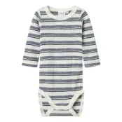 name it Nbmwang Wool Needle Ls Body Noos - Grey - 74
