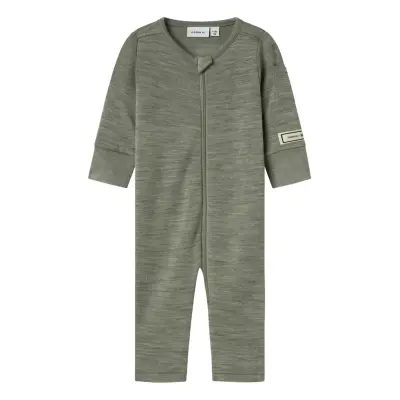 Name It Nbmwyla Wo/Vi Ls Suit Khaki Green
