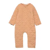 Nbfdamir Quiltet Loose Suit Aop Lil Långärmad Bodysuit Orange Lil'Atelier