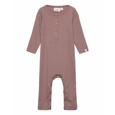 Nbfgago Ls Slim Suit Lil Långärmad Bodysuit Rosa *Villkorat Erbjudande Lil'Atelier