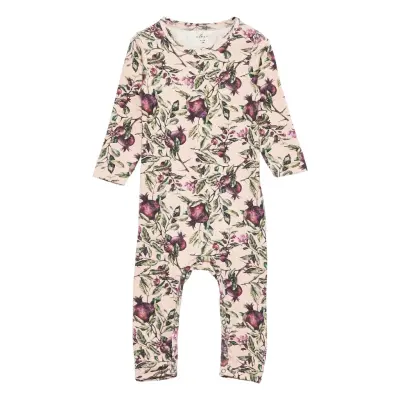 Nbfoaba Ls Suit Långärmad Bodysuit Rosa Name It