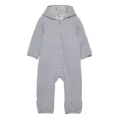 Nbmmarlin Quilt Suit Långärmad Bodysuit Grå Name It