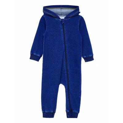 Nbmtruebos 3623 Swe Long Suit Långärmad Bodysuit Blå Name It