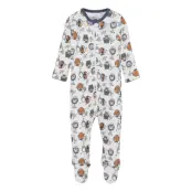 Nbmwillit Wool Ls Suit Wf Långärmad Bodysuit Vit Name It