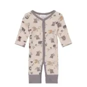 Nbmwillu Wool Ls Suit Pre Xxiii Långärmad Bodysuit Kräm Name It