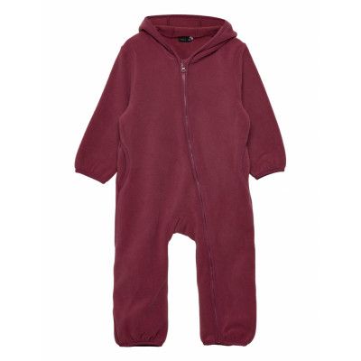 Nbnmuni Suit Långärmad Bodysuit Vinröd Name It