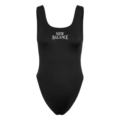 New Balance Linear Heritage Bodysuit - Black - XS