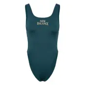 New Balance Linear Heritage Bodysuit - Green - XL