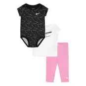 Nike 3C-3 Pc Bodysuit Pant Set - Pink - 50/56