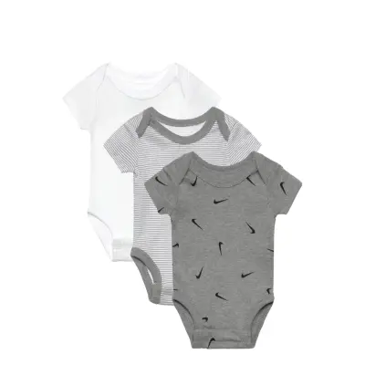 Nike 3R-3Pk Bodysuit - Multi/patterned - 68/74