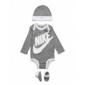 Nike Futura Bodysuit Box Set Långärmad Bodysuit Grey Nike