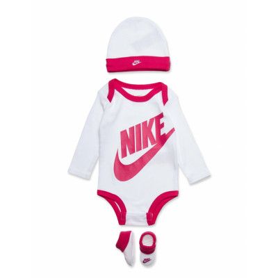 Nike C1-Bodysuit+Hat+Bootie Rosa