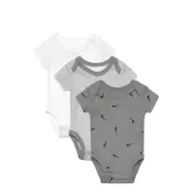 Nike 3R-3Pk Bodysuit - Multi/patterned - 56/62CM